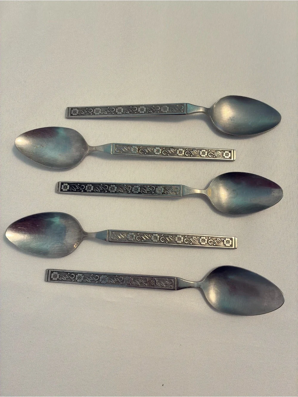 Gold Standard Japan Night Blossom MCM Vintage Stainless Flatware 19 Pieces
